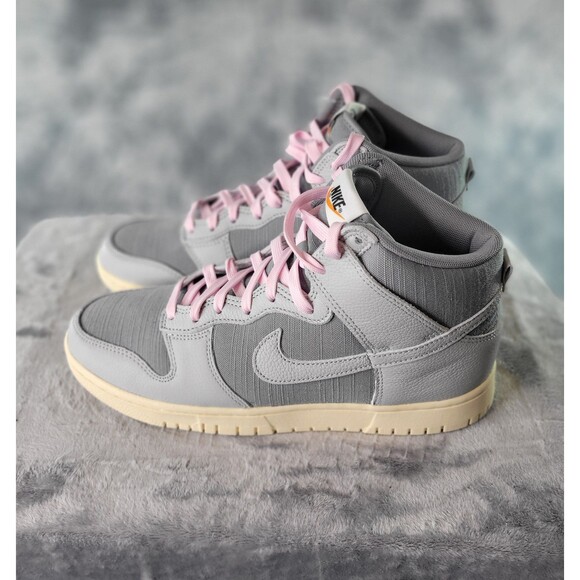 Nike Dunk High Premium Fresh Particle Grey Mens 9.5 Certified‎ Sneakers - Picture 1 of 12